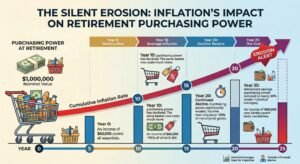inflation impacts retirement savings