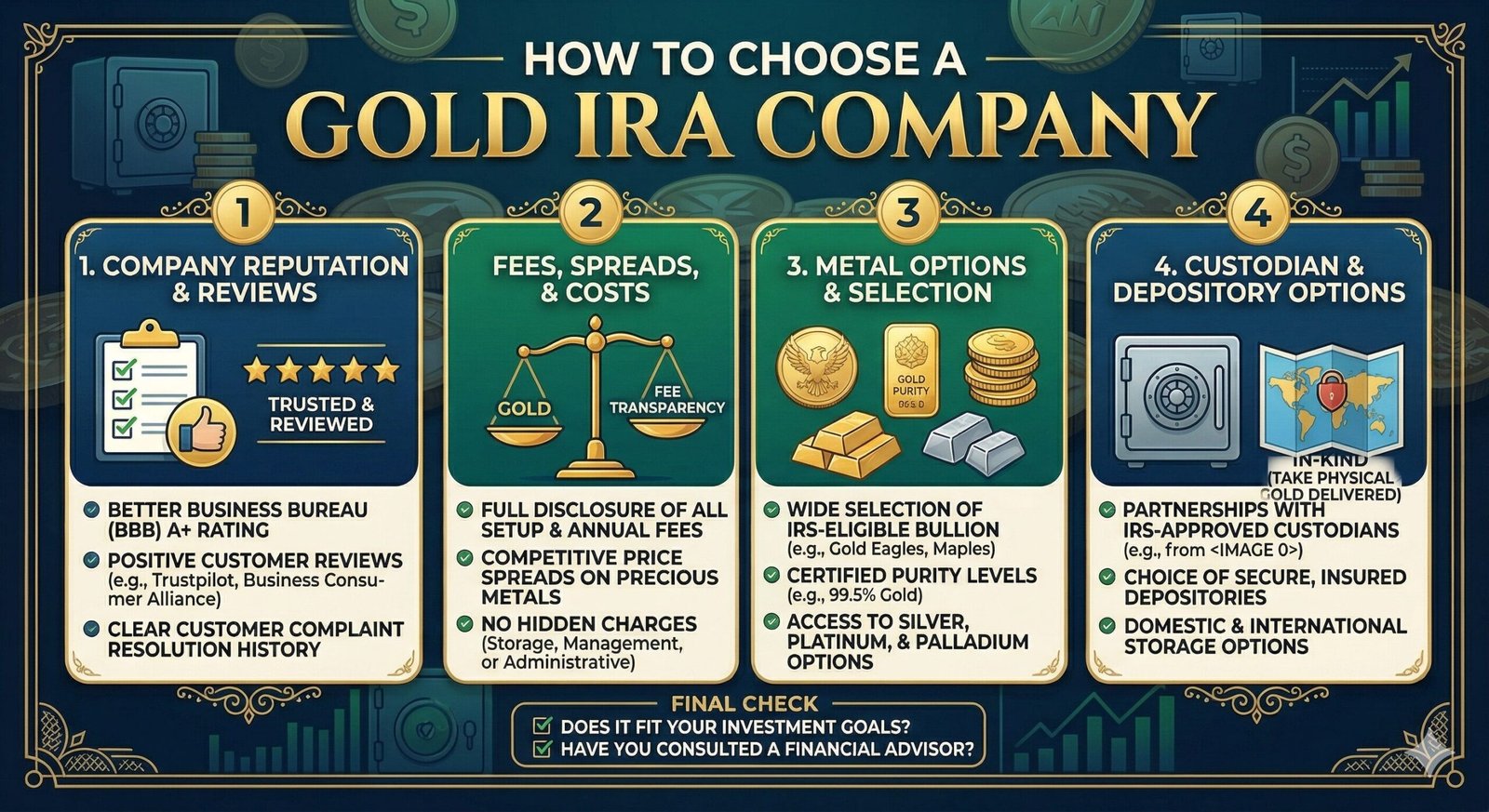 Choose the Right Gold IRA Company
